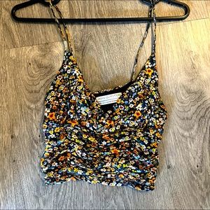 Floral crop top